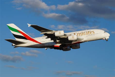 A Euh Emirates Airlines Airbus A Perth To Dubai Ek John