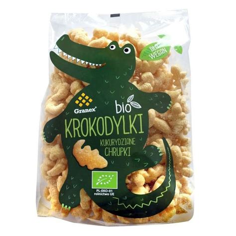 BIO CHRUPKI KUKURYDZIANE KROKODYLKI 80G GRANEX