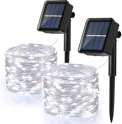 Lot De 2 Guirlande Lumineuse Exterieur Solaire BrizLabs 120 LED