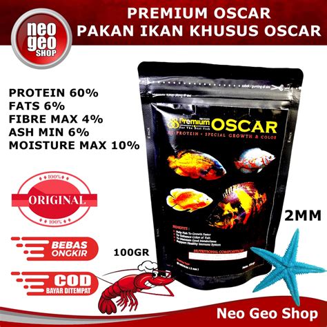 Jual Pelet Oscar Oskar Premium Predator Pakan Makanan Pellet Ikan