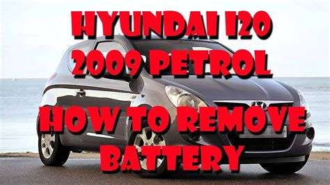 Hyundai I How To Remove Battery Youtube