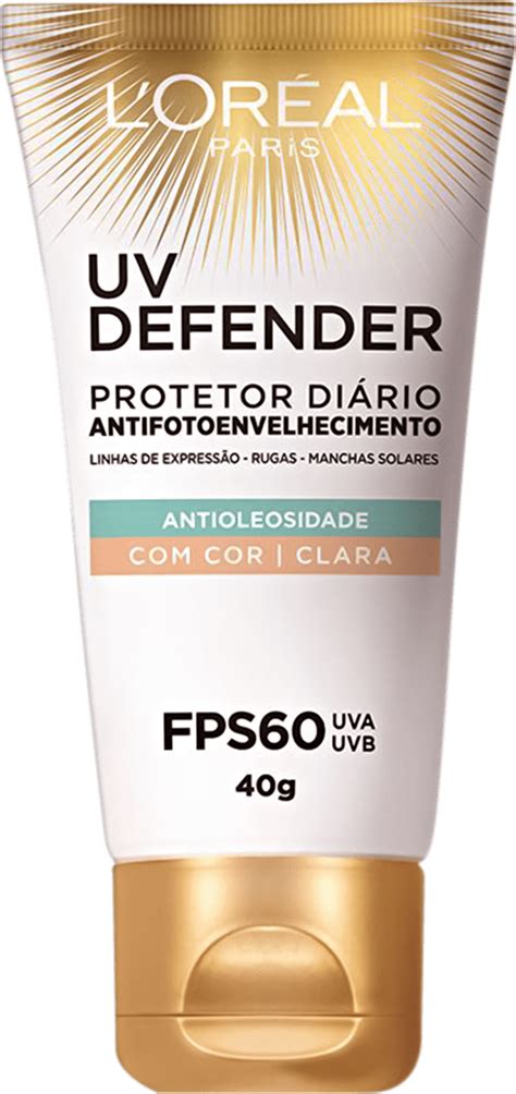 Protetor Solar L Or Al Paris Uv Defender Beleza Na Web