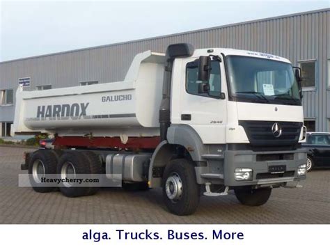 Mercedes-Benz 2640 Axor dump truck 15m ³ 2011 Tipper Truck Photo and Specs