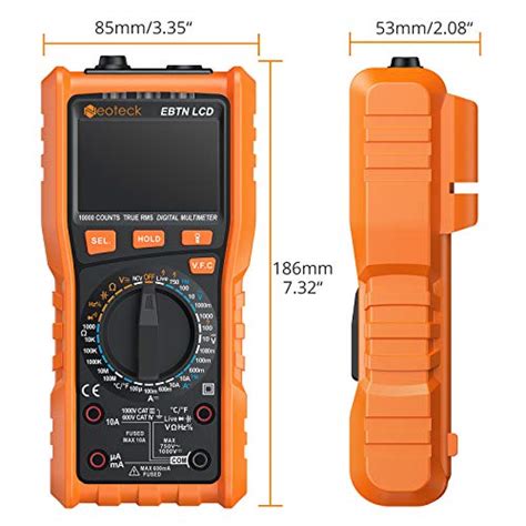 Neoteck Digitaler Multimeter Multi Tester Ac Dc Spannung Strom