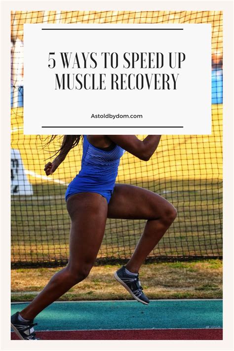 5 Ways To Speed Up Muscle Recovery