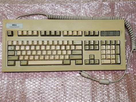 Vintage 1988 Old Logo Dellkeytronic E03417 Keyboard Xtat Switch