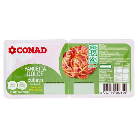 Pancetta Dolce Cubetti X G Conad Online Conad