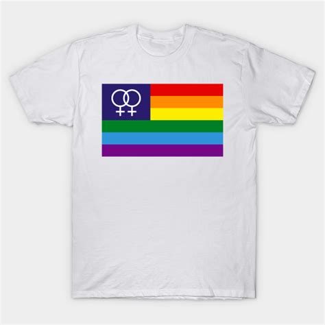 Lesbian Pride Flag Lesbian Pride Flag T Shirt TeePublic