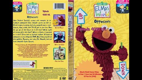 Elmo S World Opposites Dvd Episode Youtube