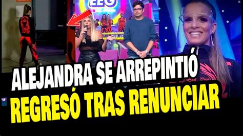 ALEJANDRA BAIGORRIA REGRESÓ A ESTO ES GUERRA TRAS RENUNCIAR EN VIVO