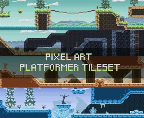 Pixel Art Platformer Tileset