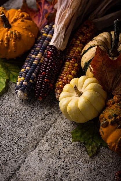 Premium Photo Autumn Still Life With Pumpkin