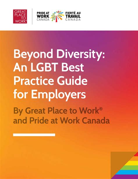 Reports Guides And Toolkits Pride At Work Canada