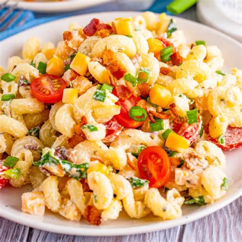 Ranch Blt Pasta Salad Love Bakes Good Cakes