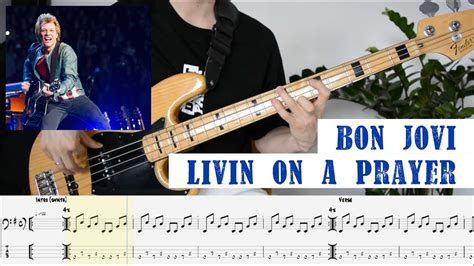 Bass Tabs Bon Jovi Livin On A Prayer Youtube