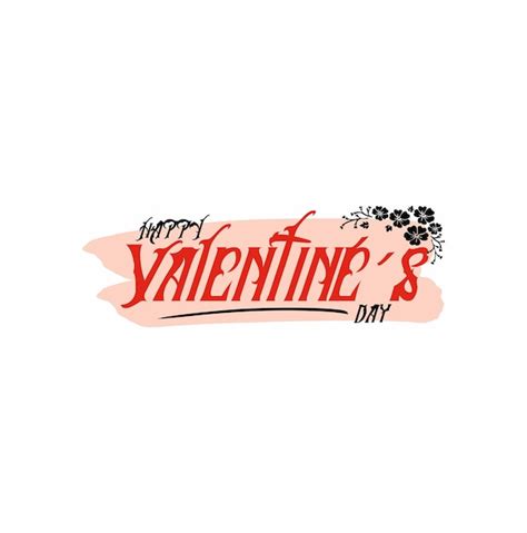 Premium Vector | Happy valentine's day logo new design