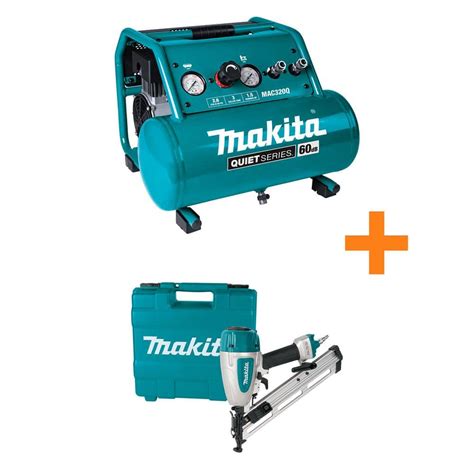 Makita 3 Gal Quiet Series 1 5 HP Oil Free Electric Air Compressor