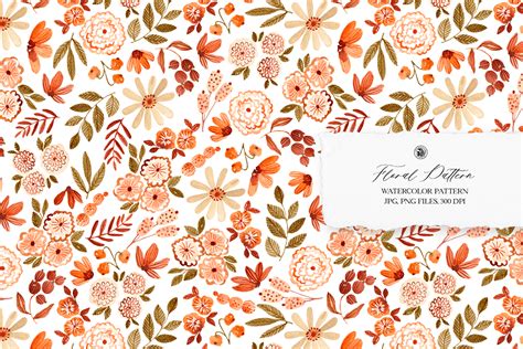 Watercolor Floral Pattern on Behance