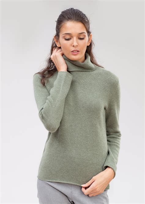 Pull Col Roul En Cachemire Pour Femme