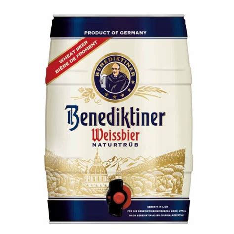 Cerveza Benediktiner Weissbier Naturtrub Barril 5 Litros Tienda De Cervezas Beerlanders