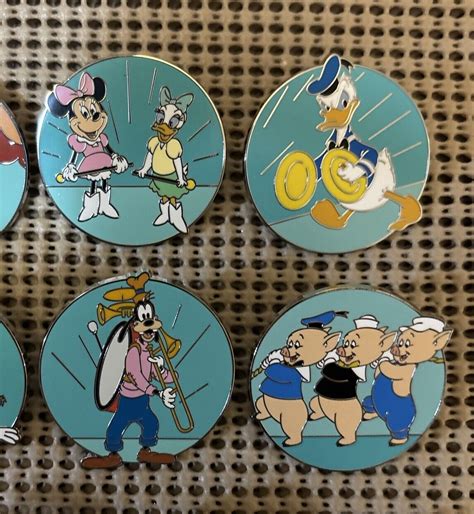 Disney Mystery Pins Mickey Mouse Club Complete Set Of 16 Scrooge Mcduck