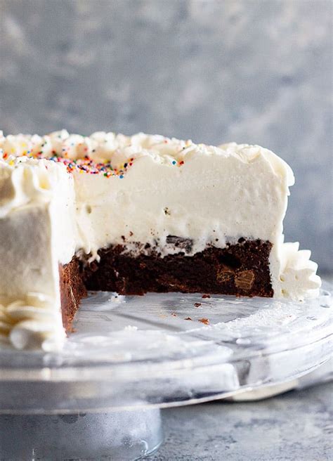 Brownie Ice Cream Cake - Countryside Cravings