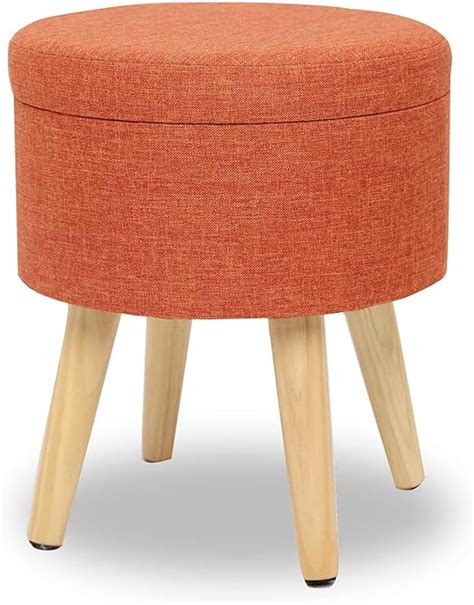 Scandinavian Footstool Round Stools Chair Foot Stool Rest Seat Living