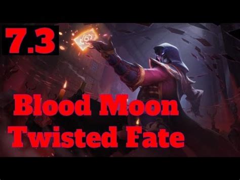 LoL PBE Blood Moon Twisted Fate 1 6 Gameplay YouTube