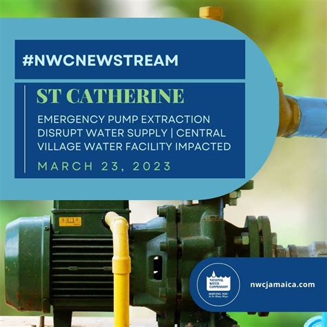 Nwc Jamaica On Twitter Nwcnewstream Emergency Pump Extraction