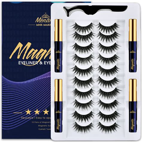 Amazon Menaka Magnetic Eyelashes Natural Look Magnetic Lashes