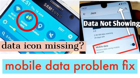 How To Fix Mobile Data Not Switching On Data Icon Not Showing Up On