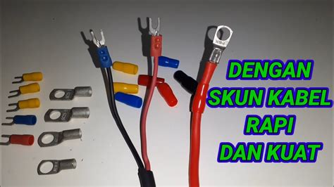 Cara Pasang Skun Kabel Dengan Tang Skun How To Crimp Wire Connectors