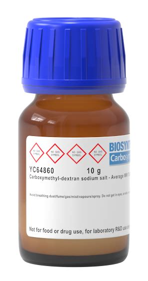 YC64860 39422 83 8 Carboxymethyl Dextran Sodium Salt Average MW