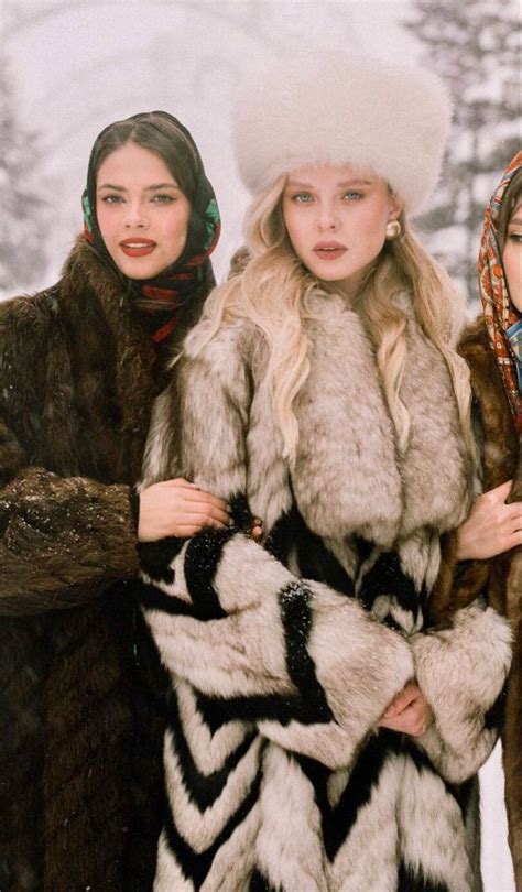 Russian Beauty Russian Fashion Fur Fashion Winter Fashion Fashion