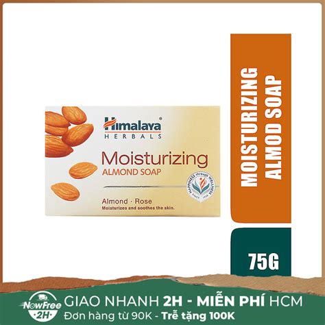 Xà Phòng Himalaya Herbals Hạnh Nhân Dưỡng Ẩm Da 75g Hasaki vn