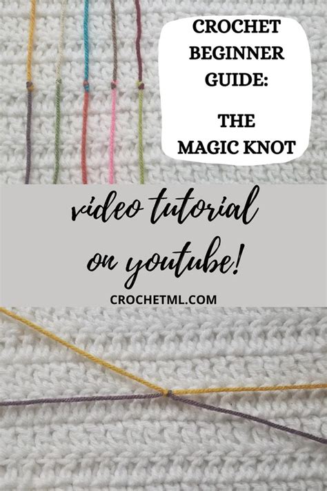 Crochet Beginner Guide: The Magic Knot | Tutorial, DIY, Beginner ...