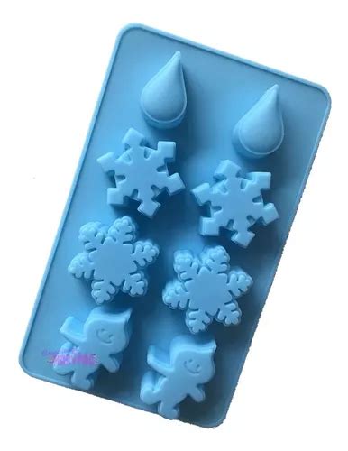 Molde De Silicon Navidad Copos De Nieve Jabones Chocolates MercadoLibre