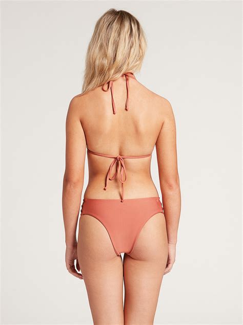 Simply Seamless Triangle Bikini Top Sepia Volcom Us