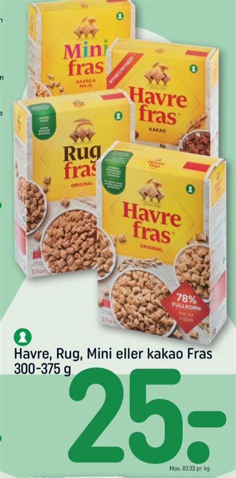 Rugfras Morgenmadsprodukt Tilbud Hos Rema