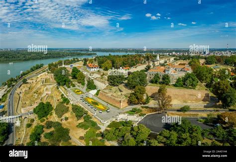 Aerial View Of The Castle Of Beograd Belgrade The Kalemegdan At The