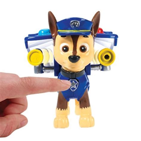 Brinquedos Patrulha Canina Chase - Boneco Patrulha Canina C/Distintivo - Chase (Azul) - MP Brinquedos