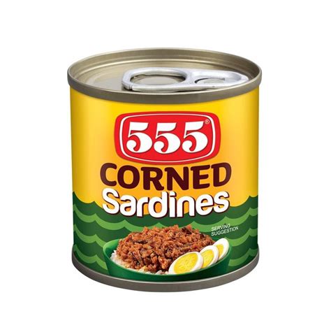 555 Corned Sardines Regular 100g Sdc Global Choice