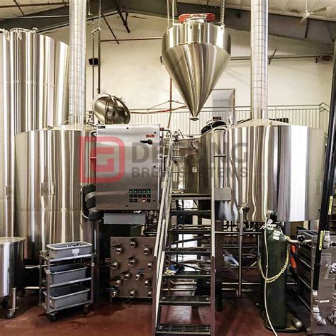 Industrial Brewery System 50HL 100HL Beer Brewing Equipment Turnkey