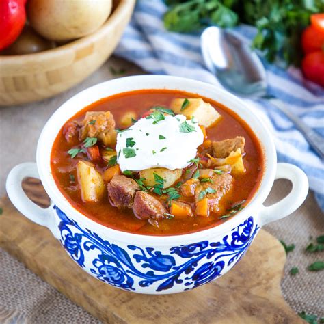 Traditional German Goulash Soup Recipe Blog Dandk