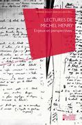 Lectures De Michel Henry Le Marx De Michel Henry Presses