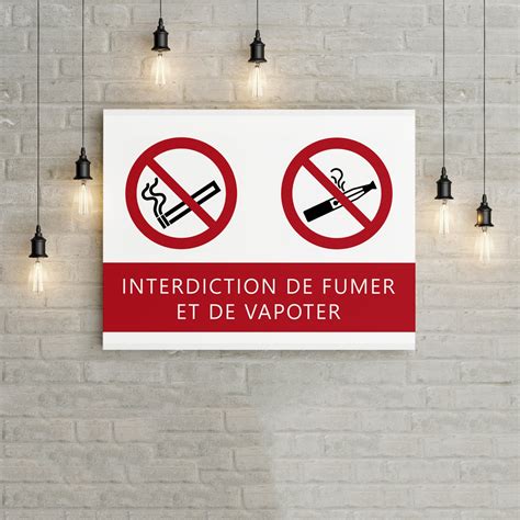 Pictogrammes Interdiction De Fumer Et Vapoter