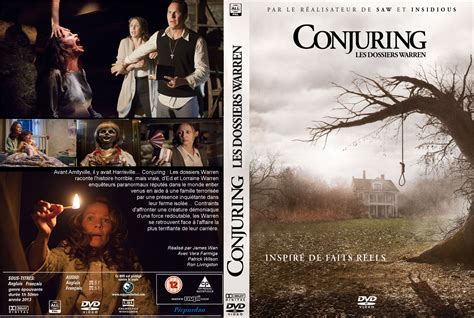 Jaquette DVD de Conjuring Les dossiers Warren custom Cinéma Passion