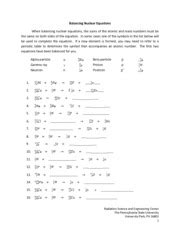 Free Printable Nuclear Decay Worksheets Worksheets Library