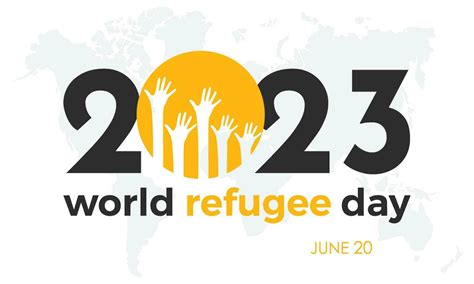 2023 Concept World Refugee Day Survival Human Life Vector Illustration