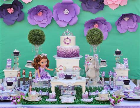 Sofia The First Birthday Party Ideas Photo 1 Of 26 Pink And Gold